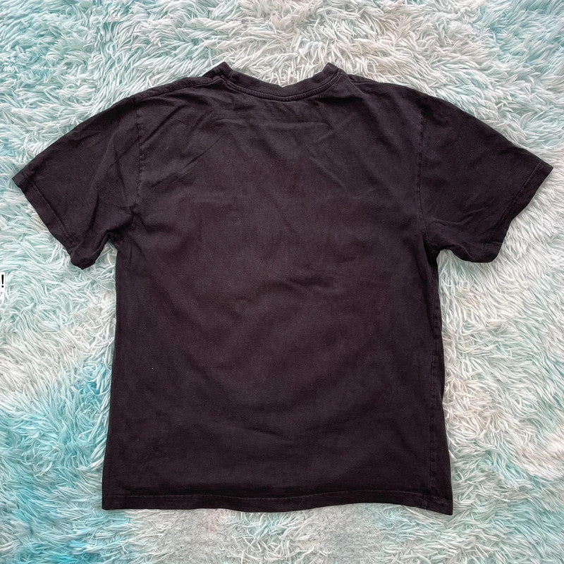 Vintage 00s Black Comedy Print T Shirt - XL
