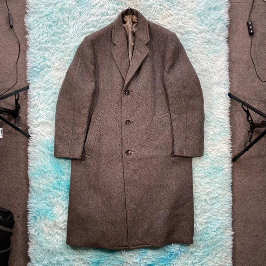 Vintage 90s Long Overcoat - Medium
