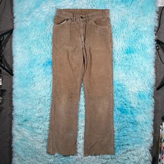 Vintage 80s 1984 Beige Levi’s Corduroy Trousers - 30W 30L