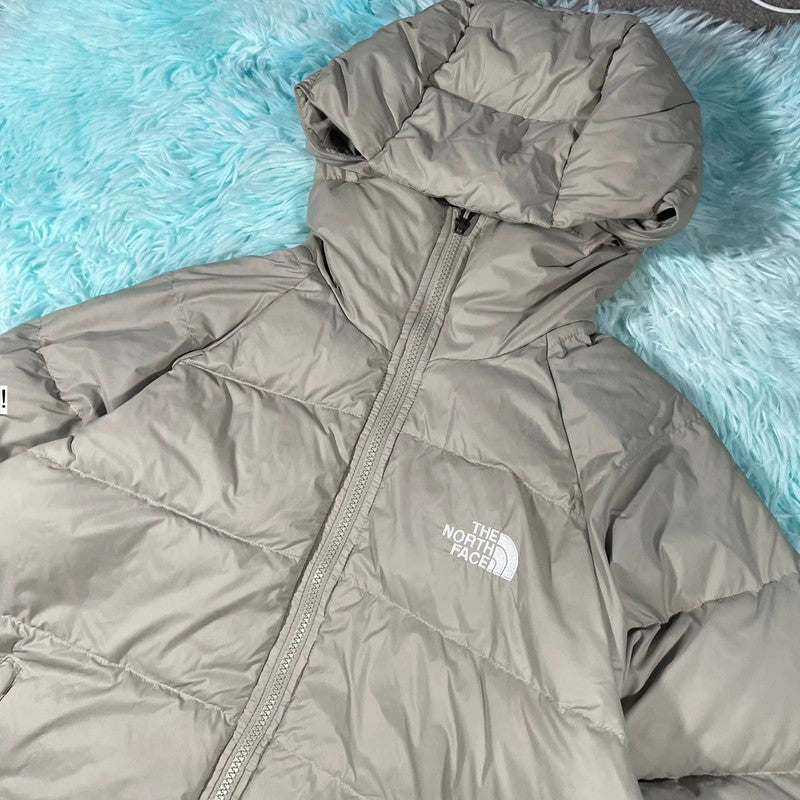 Beige The North Face Puffer Jacket 600 Down - Small