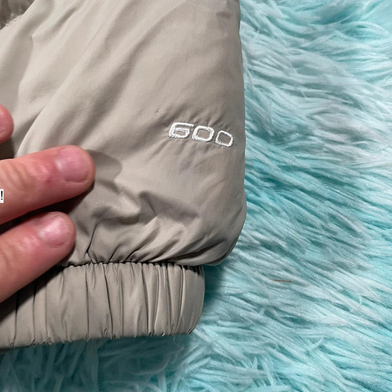 Beige The North Face Puffer Jacket 600 Down - Small