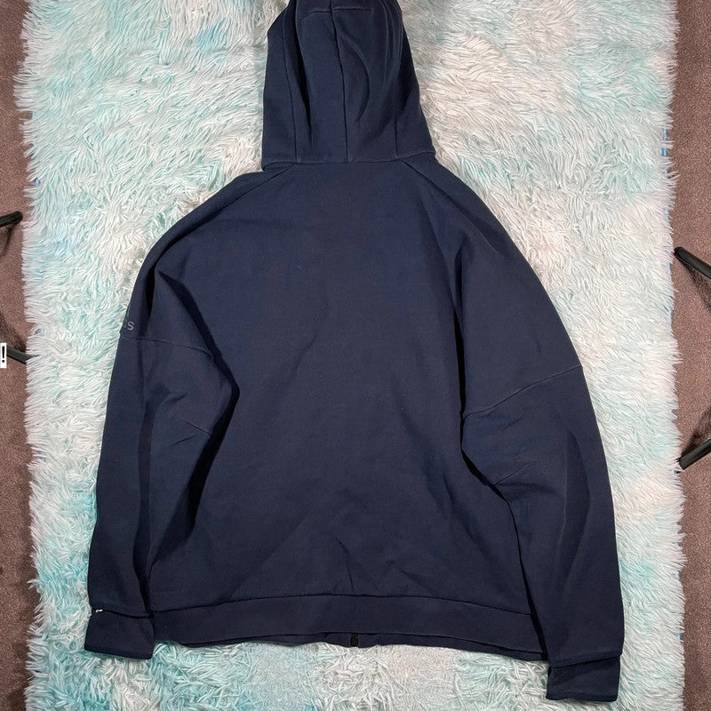 Navy Harlequins Adidas Hoodie - XXL