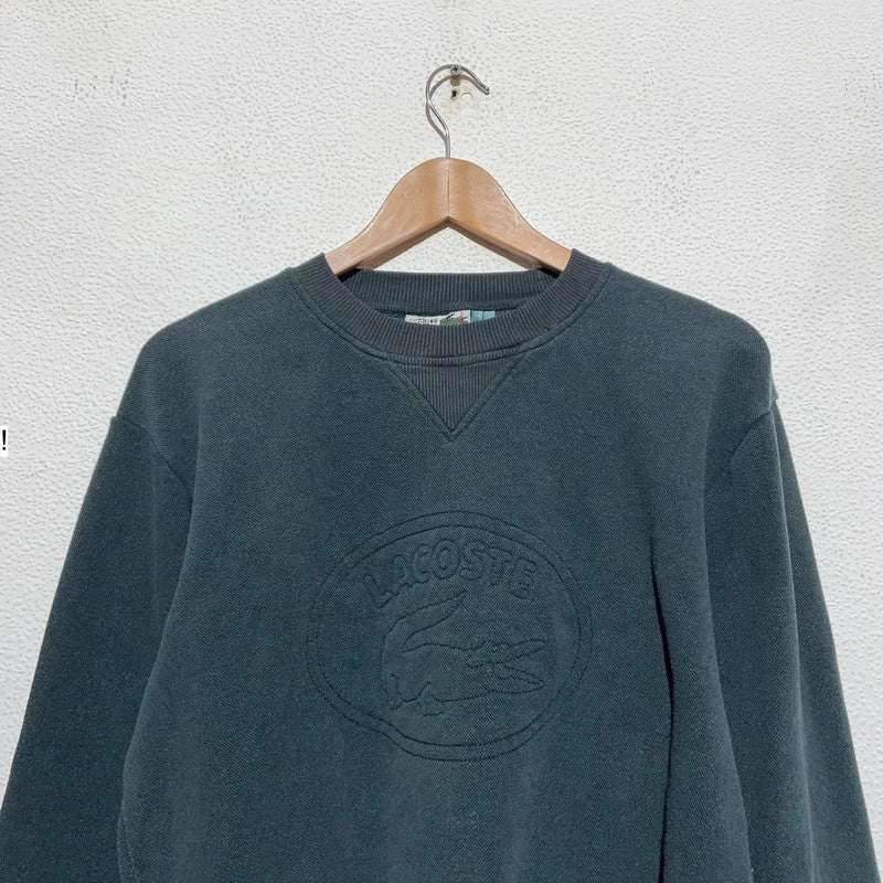 Vintage 90s Black Chemise Lacoste Sweatshirt - Small
