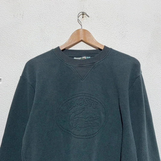 Vintage 90s Black Chemise Lacoste Sweatshirt - Small