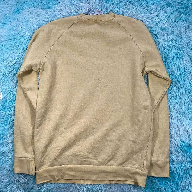 Yellow Adidas Sweatshirt - Medium