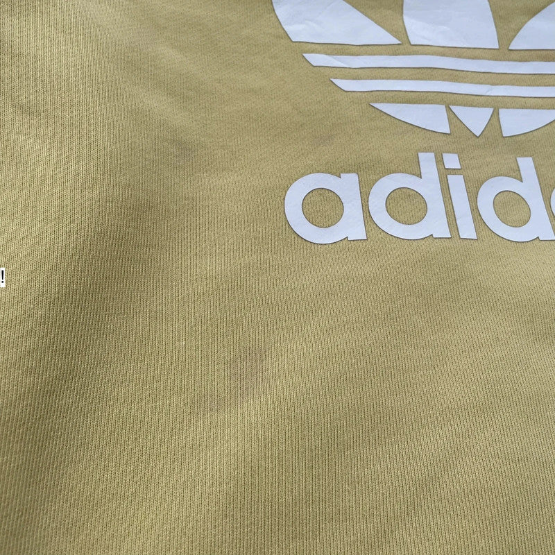 Yellow Adidas Sweatshirt - Medium