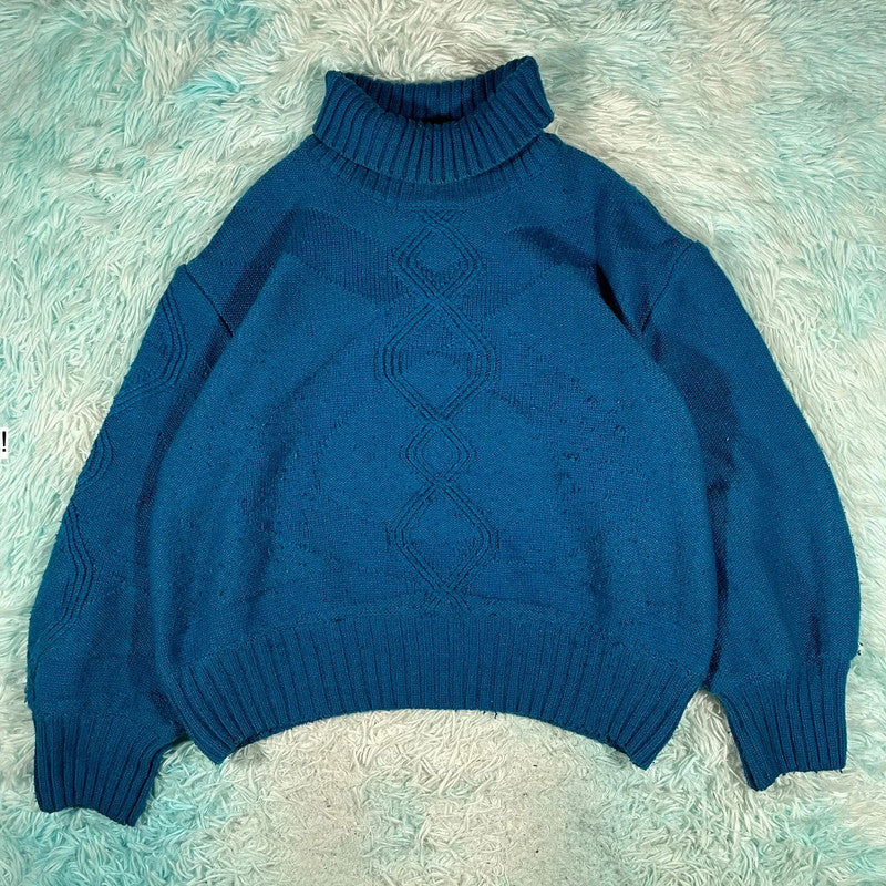 Blue House of Sunny Turtle Neck Jumper - Size 10