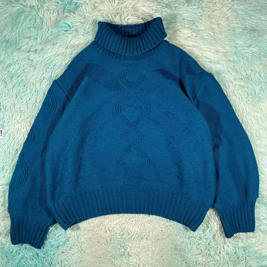 Blue House of Sunny Turtle Neck Jumper - Size 10