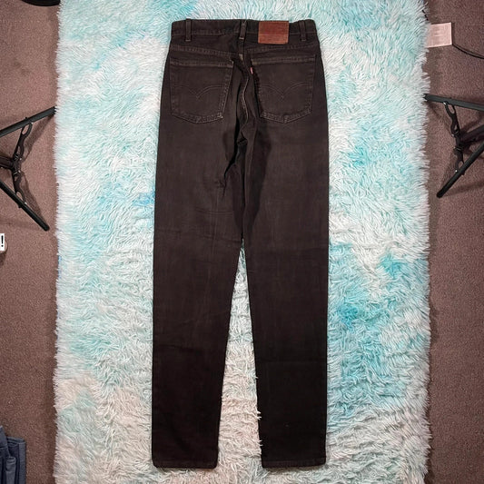 Vintage 90s Black Levi’s Jeans 555 Straight Leg - W32 L36