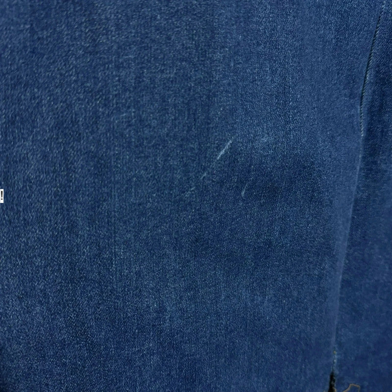 Vintage 90s Blue Long Denim Skirt - 38W