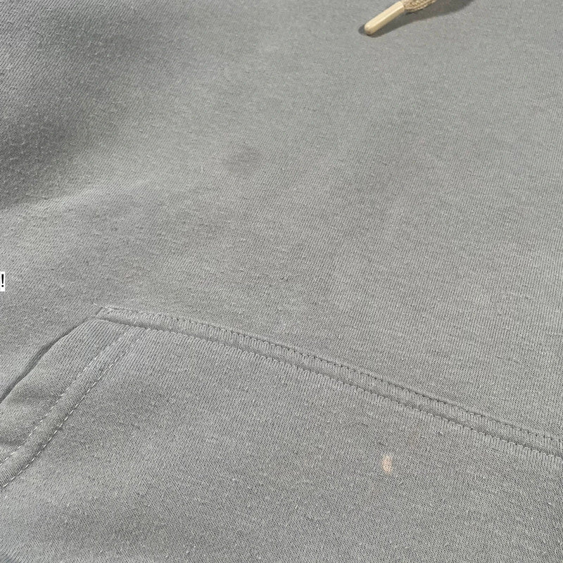 Light Blue Folk Hoodie - large