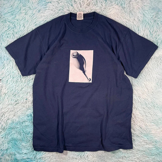Vintage 90s Navy OUJC Graphic T Shirt - XL
