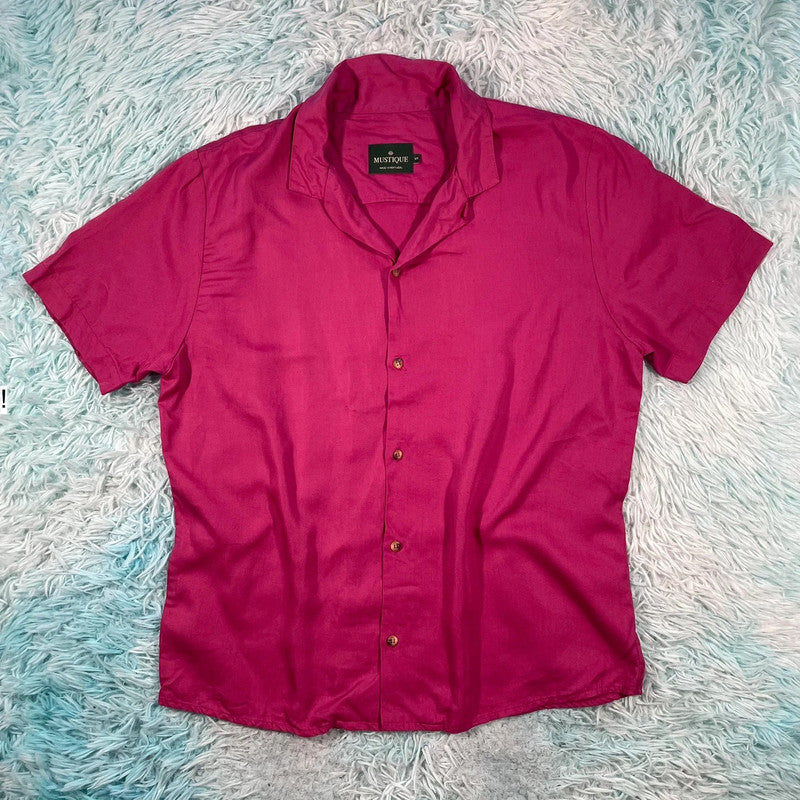 Dark Pink Mustique Shirt - Small