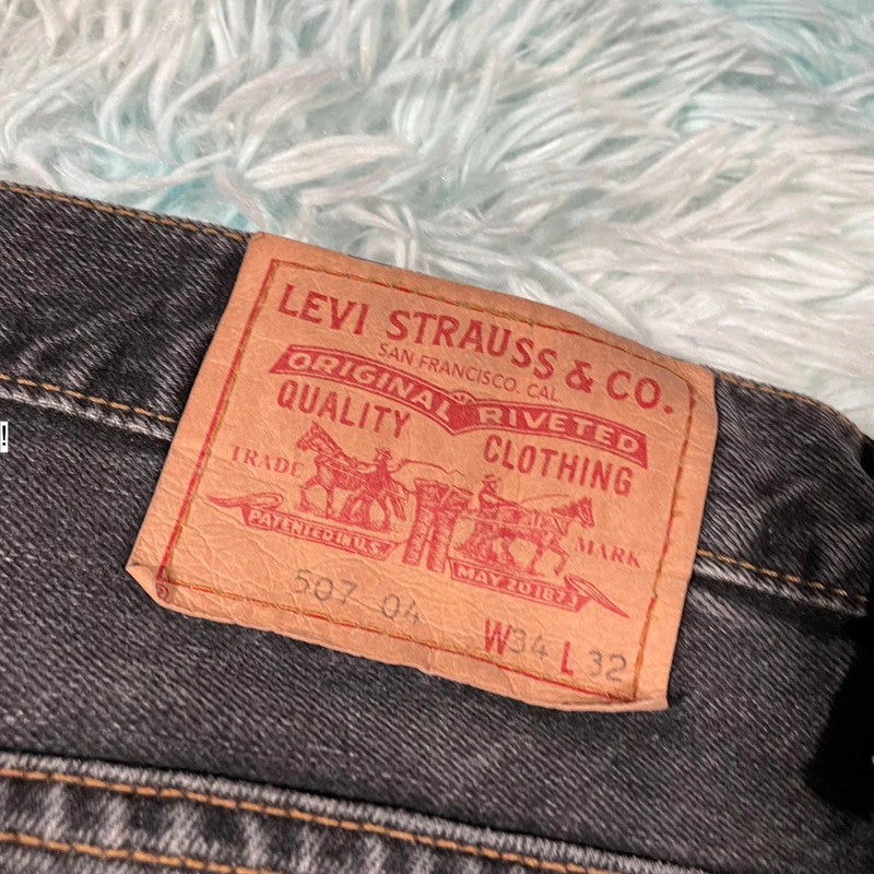 Vintage 00s Black Levi’s Jeans 507 Straight Leg - W34 L32