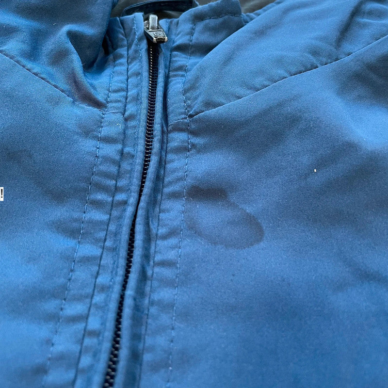 Vintage 00s Blue & Black Champion Windbreaker - Large