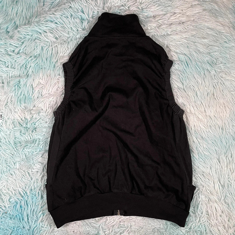 Vintage Y2K Black Just Cavalli Vest Jacket Fitted - Small