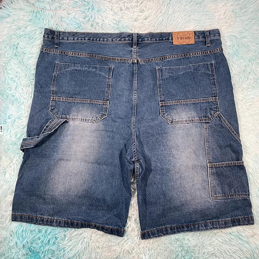 Vintage Baggy Carpenter Jean Shorts Jorts - 50W