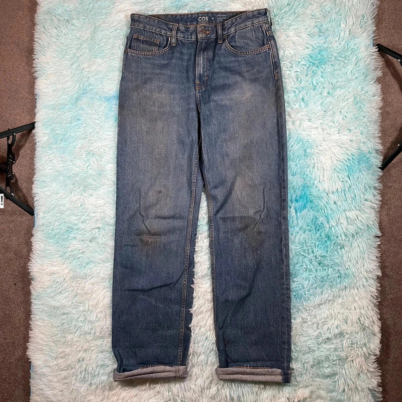 Blue Cos Jeans Loose Straight Selvedge - 30W 32L