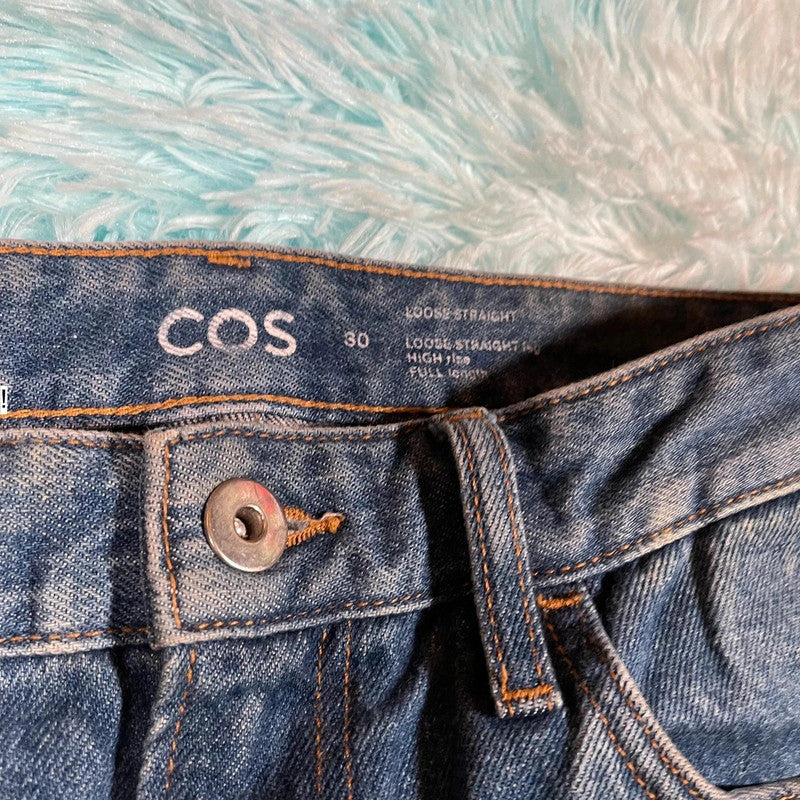 Blue Cos Jeans Loose Straight Selvedge - 30W 32L