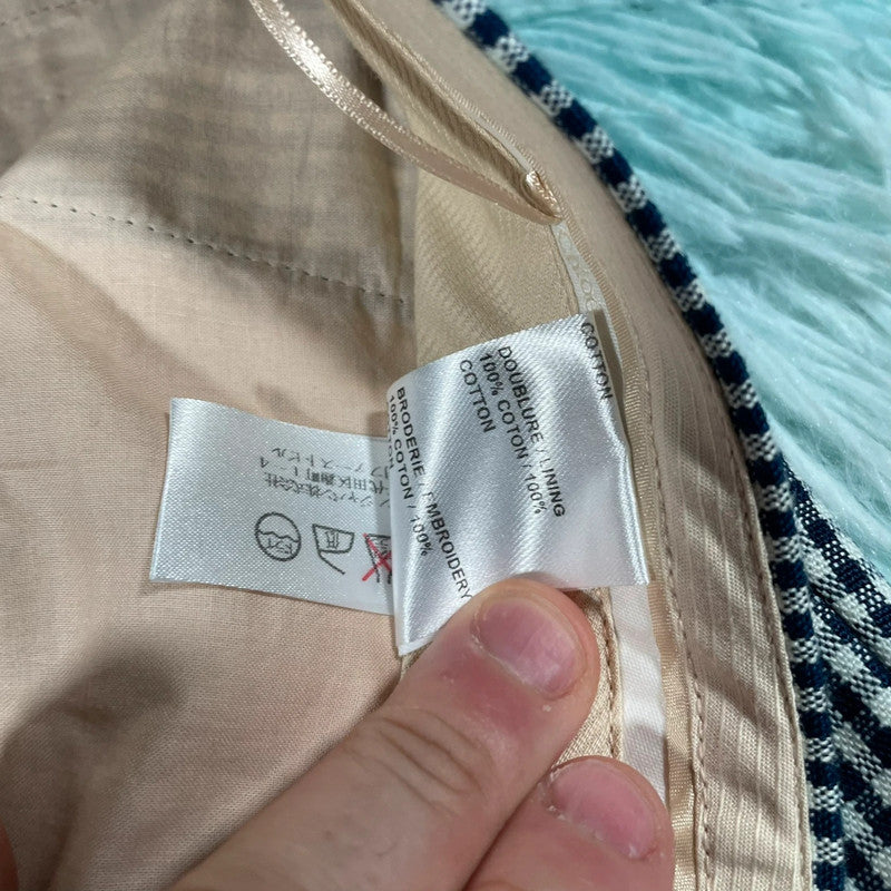 Black & White Gingham Chloé Trousers - UK10 38”