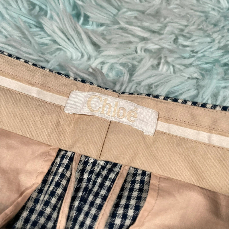 Black & White Gingham Chloé Trousers - UK10 38”