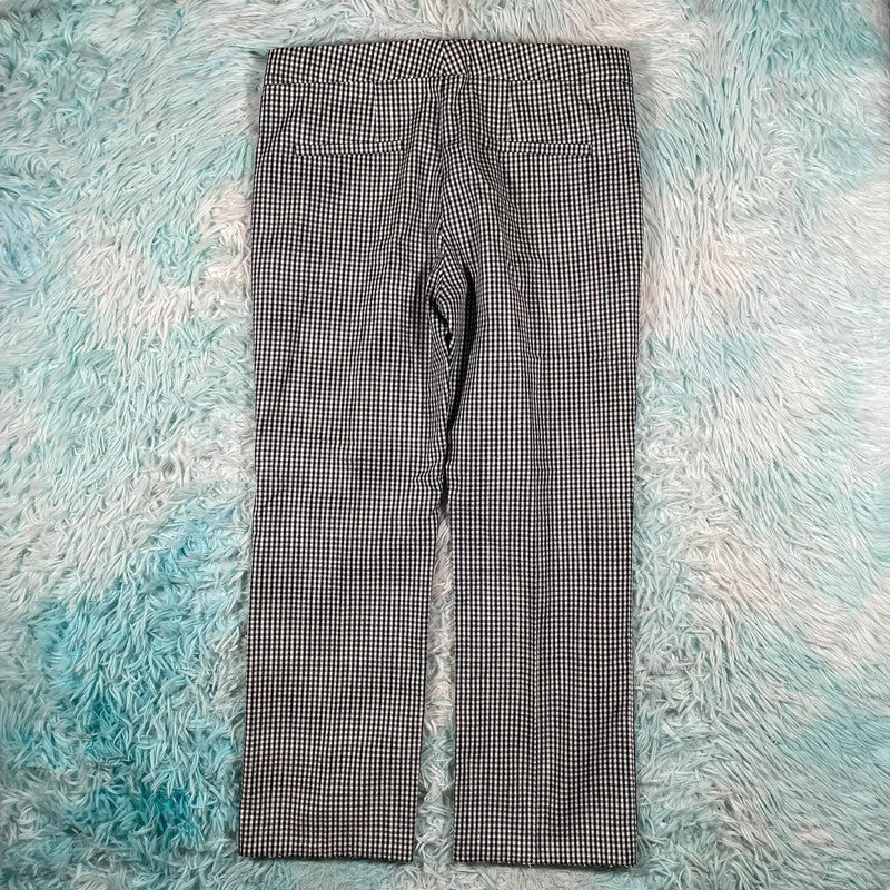 Black & White Gingham Chloé Trousers - UK10 38”