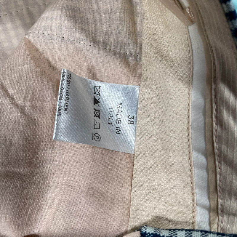 Black & White Gingham Chloé Trousers - UK10 38”