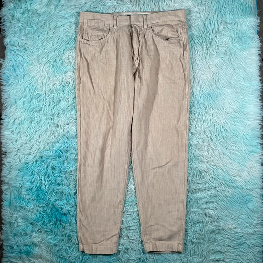 Beige Reiss Corduroy Trousers - W32 L32