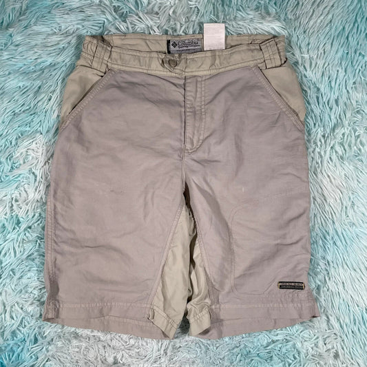 Beige Columbia Hiking Shorts - XS