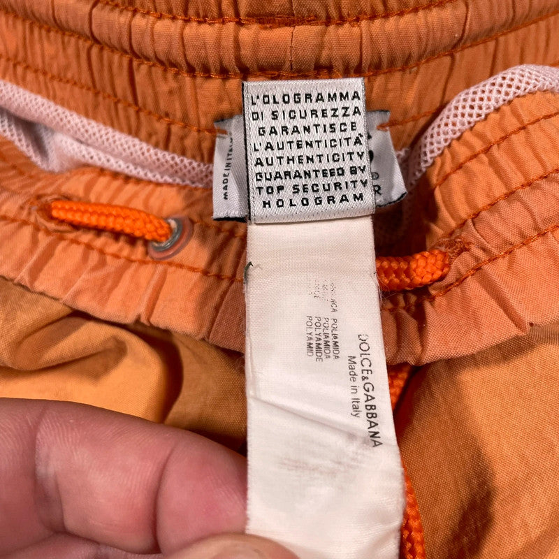 Vintage Orange Dolce & Gabbana Swim Shorts - Medium