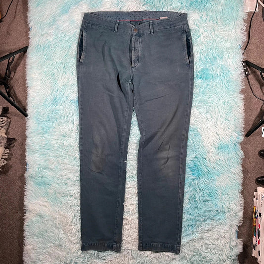 Blue Massimo Alba Trousers - 36W 54