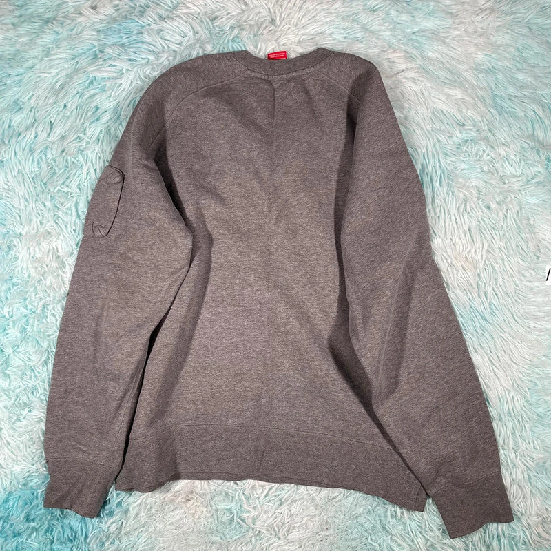 Grey Nike Sweatshirt Plain - Large