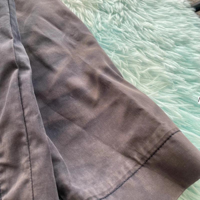Navy YMC Long Coat Mac - Size 8