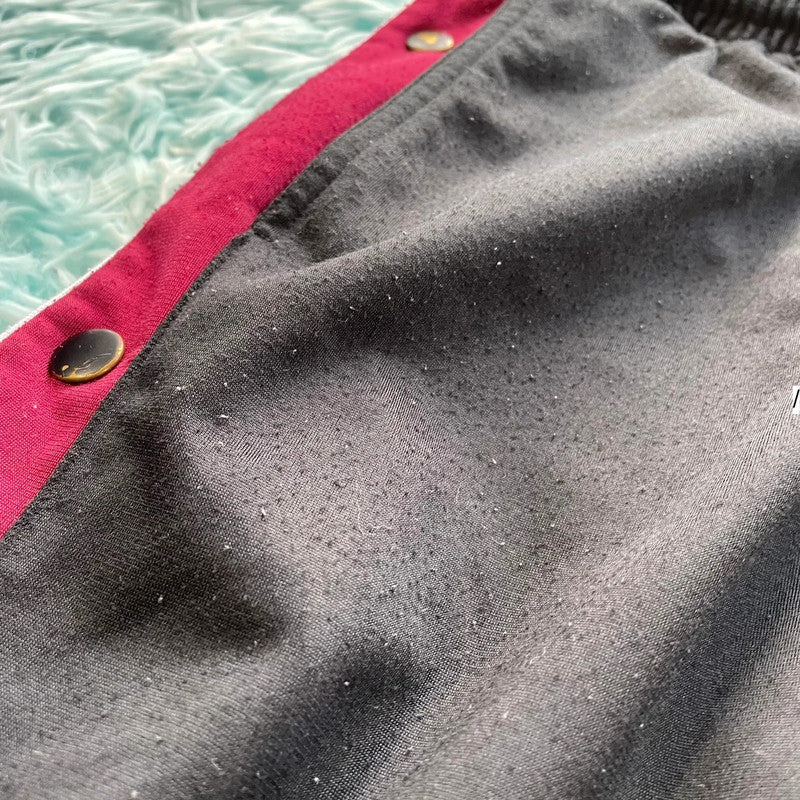 Vintage 90s Black Reebok Tracksuit Bottoms Poppers - XL