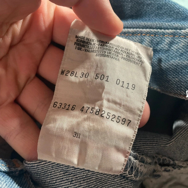 Vintage 90s Levi’s Jeans 501 Striaght Leg - W28 L30