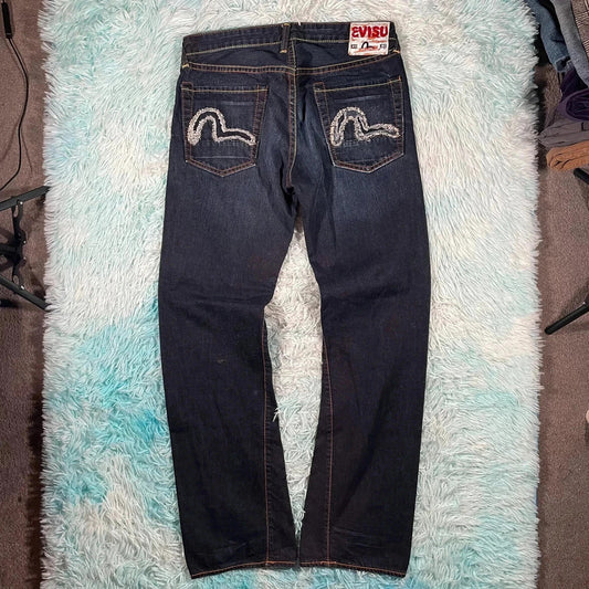 Vintage Evisu Jeans Straight Leg - W32 L36