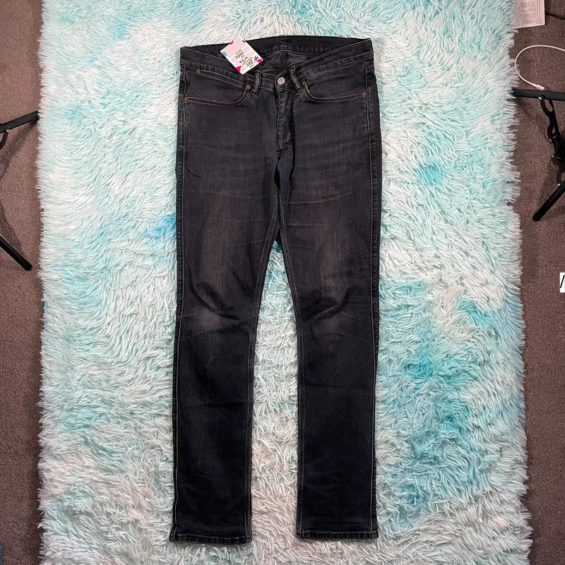 Dark Navy Acne Studios Slim Jeans - 34W 32L