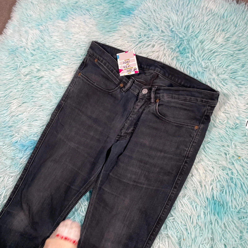 Dark Navy Acne Studios Slim Jeans - 34W 32L