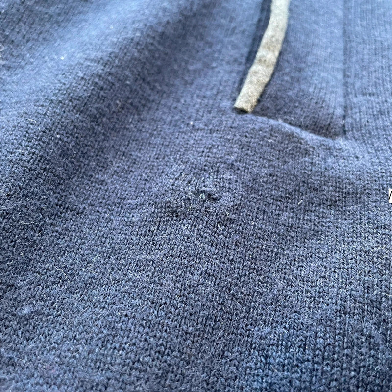 Navy Boggi 1/4 Zip Jumper - Medium