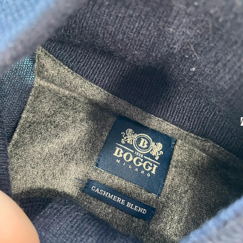 Navy Boggi 1/4 Zip Jumper - Medium