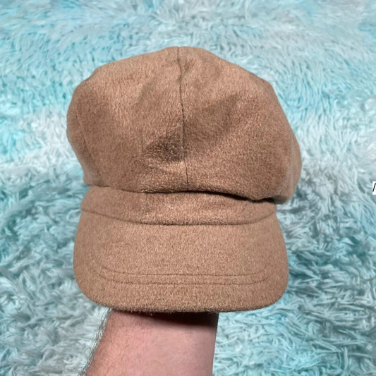 Vintage 00s Beige Baker Boy Cap Siggi