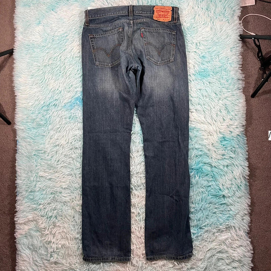 Blue Levi’s Jeans 514 Slim Straight Leg - 32W 34L