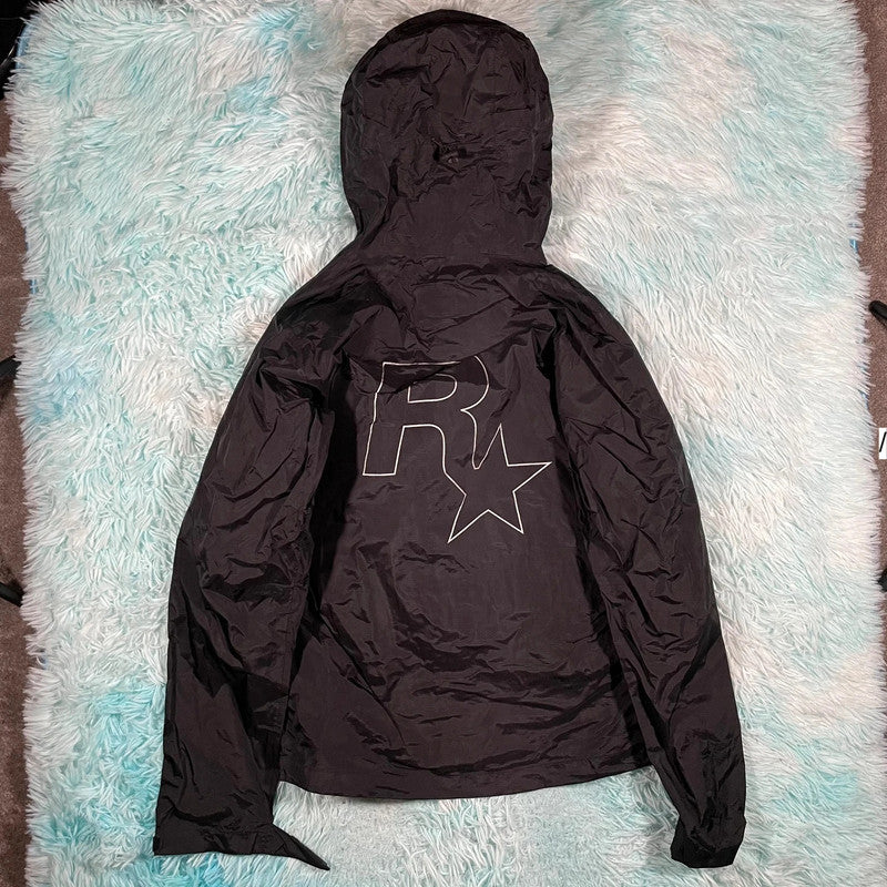 Black Patagonia Windbreaker Jacket - Small