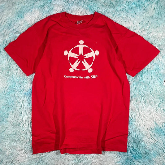 Vintage 90s Red SRP Graphic T Shirt - XL