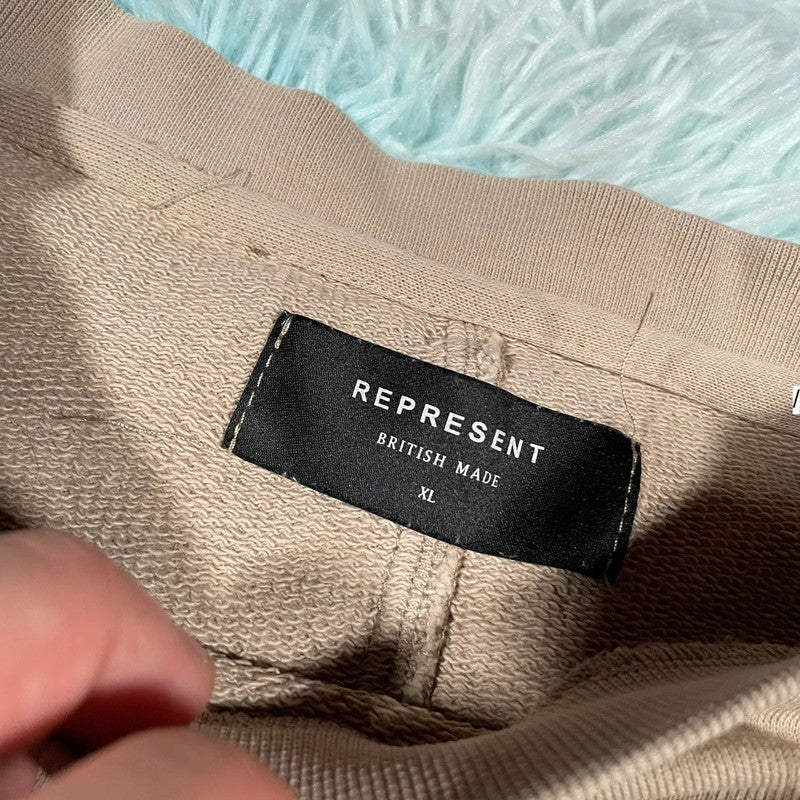 Beige Represent Heavyweight T Shirt - XL