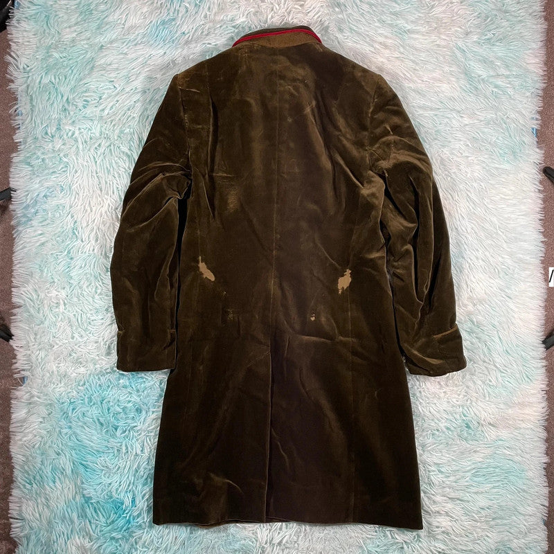 Vintage Khaki Gaisberger Austrian Suede Jacket - Small
