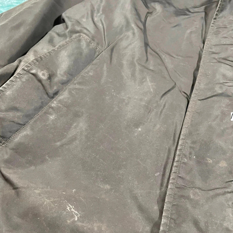 Vintage Dark Brown 90s Giorgio Armani Wax Jacket - XL
