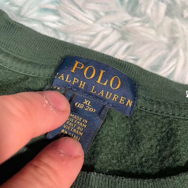 Dark Green Polo Ralph Lauren Sweatshirt - Small