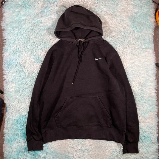 Black Nike Hoodie Plain - XL