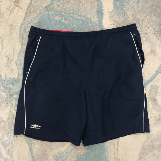 Vintage 00s Navy Umbro Swim Shorts - XXL